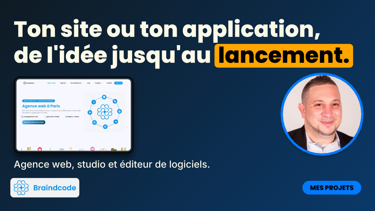 Vidéo : Ton site ou ton application, de l'idée jusqu'au lancement