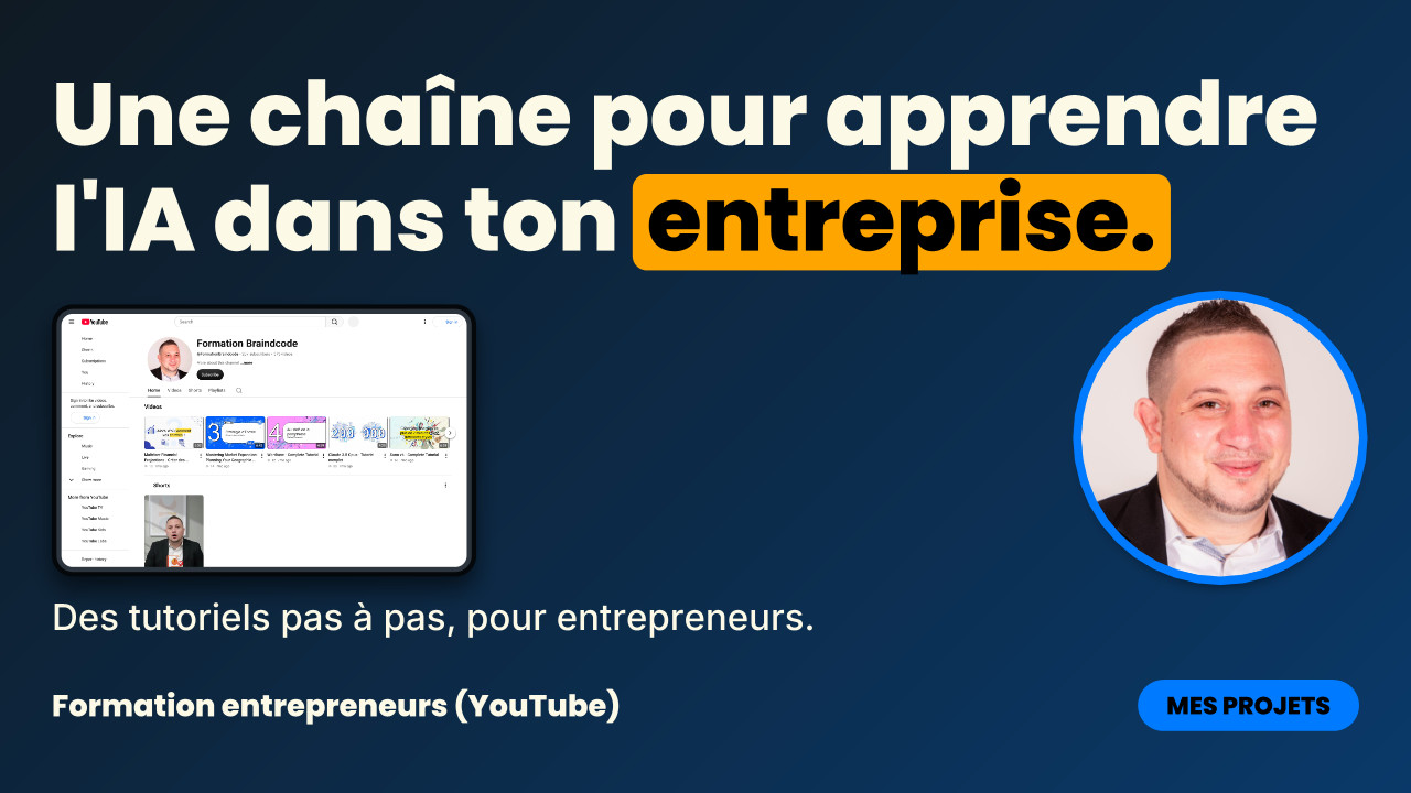 Vidéo : Formation BraindCode : ma chaîne pour apprendre l'IA