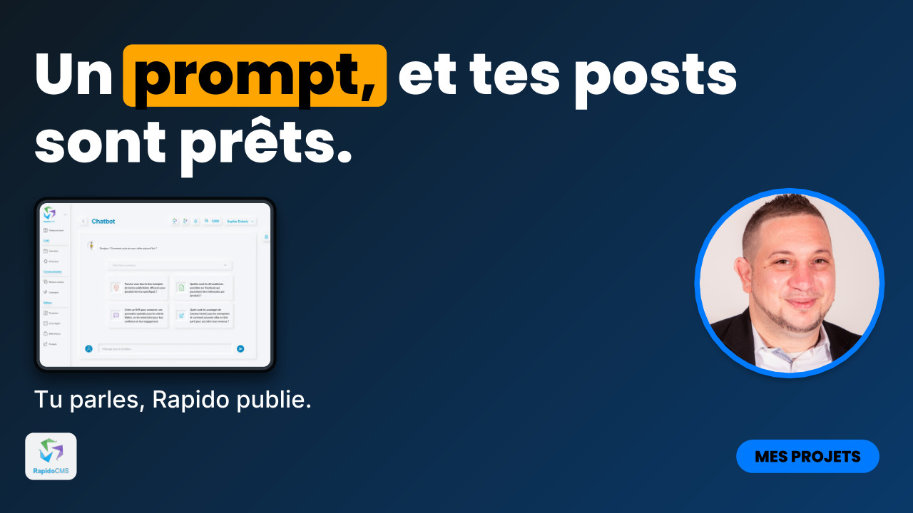 Vidéo : Un prompt, et tes posts sont prêts